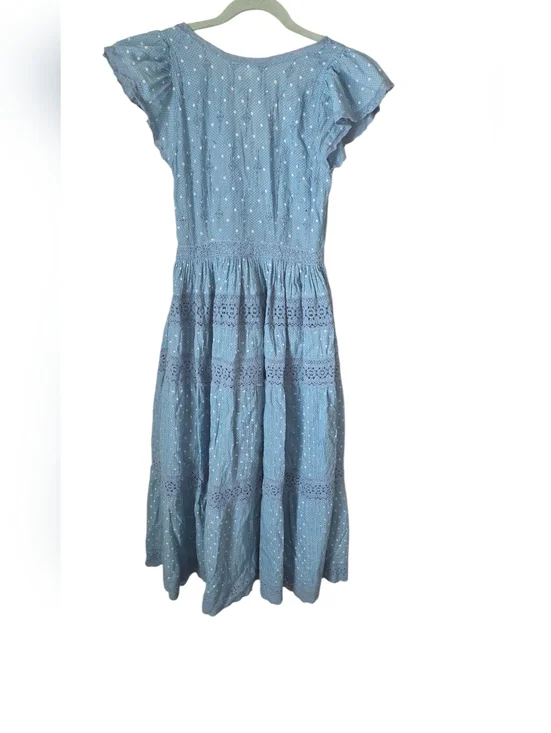 Loveshackfancy Abena Blue Midi 0 - Picture 6 of 7